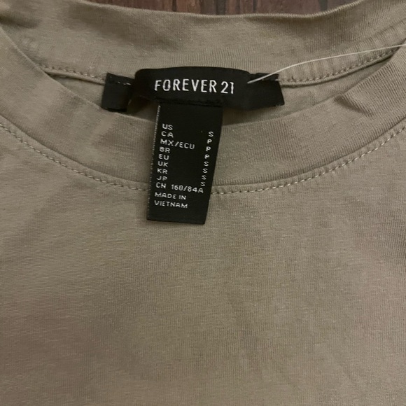 Sage Green Forever 21 Top - Picture 2 of 2